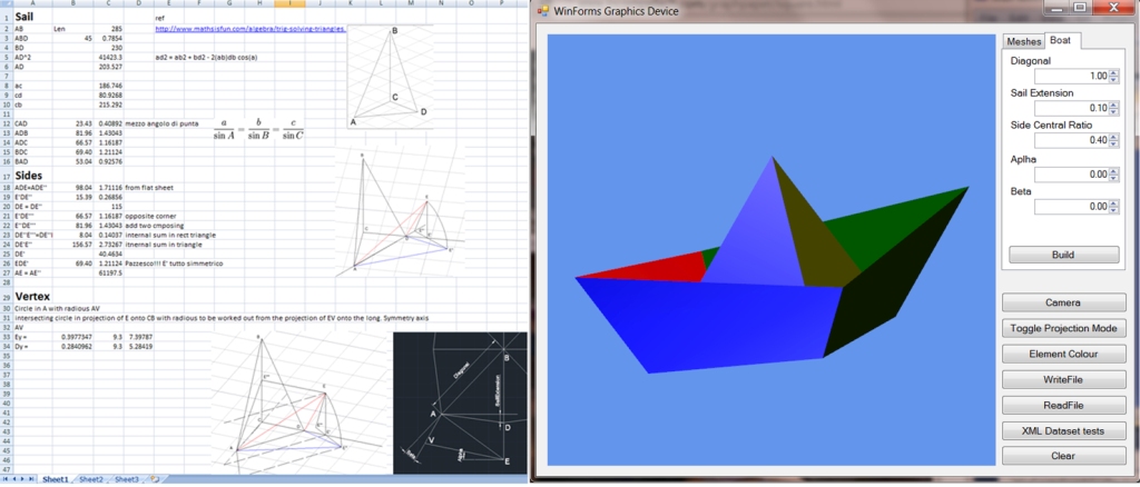 Designing the 'Paper Boat' like items