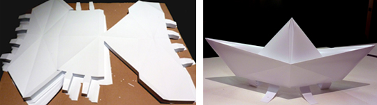 Assembling Paper Boat for Voyage
