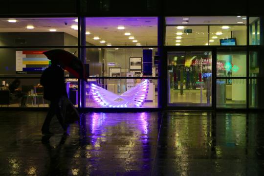 Photos: J.Thompson #floating #light #installation #flower #origami •	#Interactive #Installation, #PublicArt, #LightArt, #Light , #interaction, #design, #Lumiere, #Festival, #ArtePubblica #Public #Art, #LightFestival, #Art #Festival, #Luce, #Arte, #Installazione #Interattiva, 
 #光アートインスタレーション
#パブリックアート
#ライトフェスティバル
#対話型インストール
#installation d'art lumière
#Art public
#festival de la lumière
#installation interactive
#光技术安装
#公共艺术
#灯光节
#交互式安装
تركيب فن الضوءالفن العاممهرجان ضوءتركيب التفاعلية
#Lichtkunstinstallations 
#Kunst im öffentlichen Raum
#Licht-Festival
#interaktive Installation
#instalación de arte de la luz
#Arte público
#Festival de la luz
#instalación interactiva
