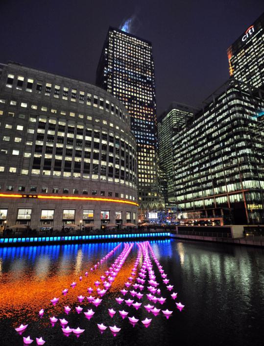 large scale lighting interactive installation wonderful beautiful light art origami paper boats interaction design. #Interactive, #PublicArt, #LightArt, #Light #Installation  #London #paperboats #ORIGAMI #papercraft     #paperlicious #paperfold #paperfolding#origamiart #origamilove #unitorigami#origamiaday #origamiwork #kusudama #boats #origamistar #origamimodular #paperlicious #modularorigami #paperart#origamilicious 

#origami #papiroflexia #cocotologia #origamiart #折り紙 #оригами #paperfold #paperfolding#paper #paperart #art #arte #handmade

#explore_waterways #flotilla #origami #ArtInstallation #paperart #all_colorshots #visitLondon #loveGreatBritain #incredibleshot #water_brilliance #nightshooters #globalnightsquad 
#nightphotography #night_captures #super_night_channel #thisisLondon #ArtInstallation #all_colorshots #London #paperboats 
